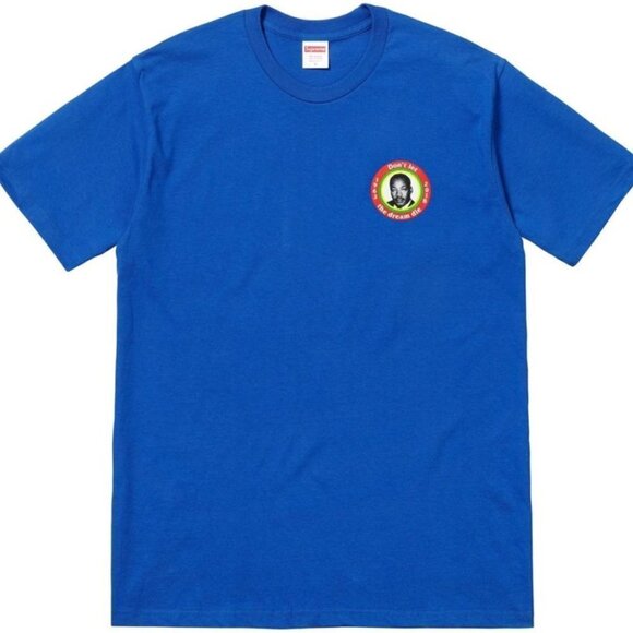 Supreme MLK Dream Tee Royal Blue SS18, Men's Medium/Unisex - Picture 1 of 6